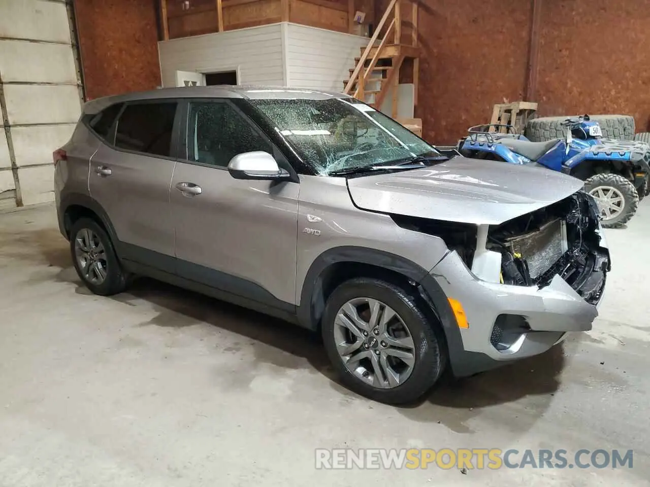 4 Photograph of a damaged car KNDEPCAA5N7288395 KIA SELTOS 2022