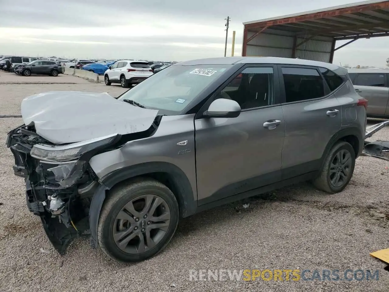 1 Photograph of a damaged car KNDEPCAA5N7335098 KIA SELTOS 2022