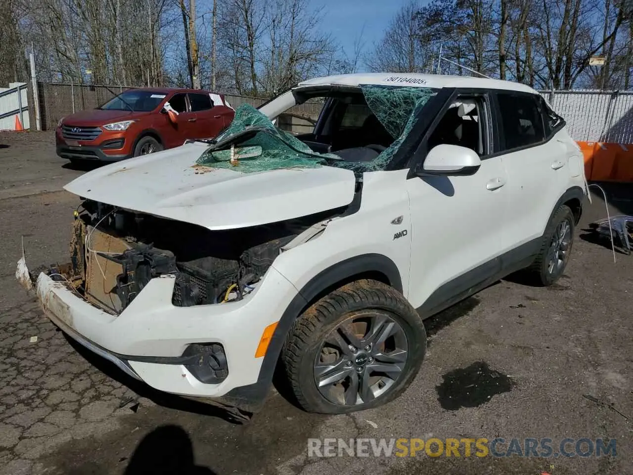 1 Photograph of a damaged car KNDEPCAA7N7238422 KIA SELTOS 2022