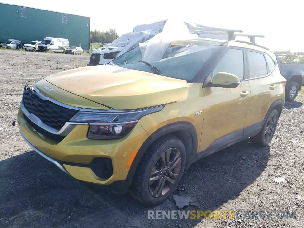 1 Photograph of a damaged car KNDEPCAA7N7263174 KIA SELTOS 2022