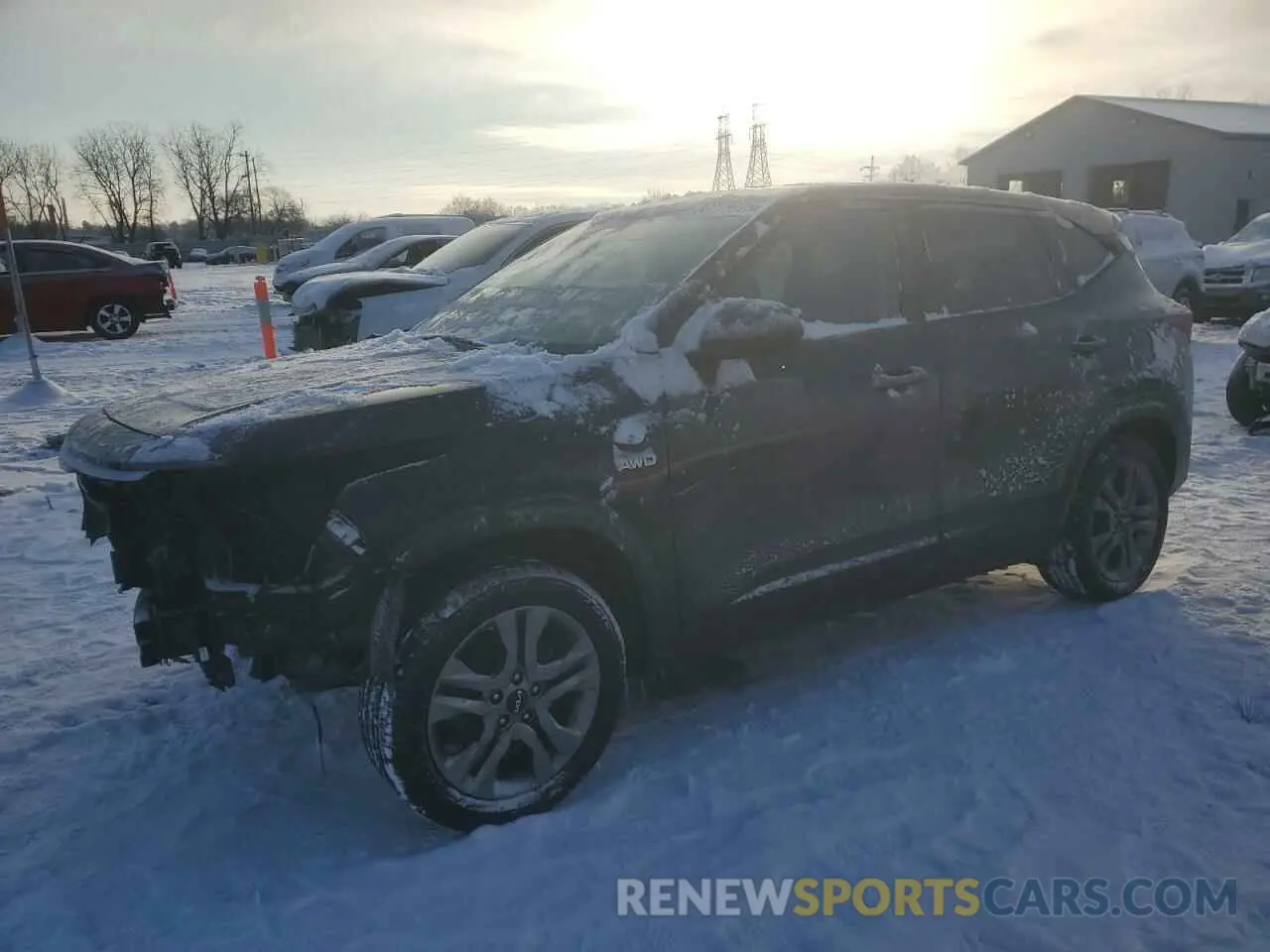 1 Photograph of a damaged car KNDEPCAAXN7257207 KIA SELTOS 2022