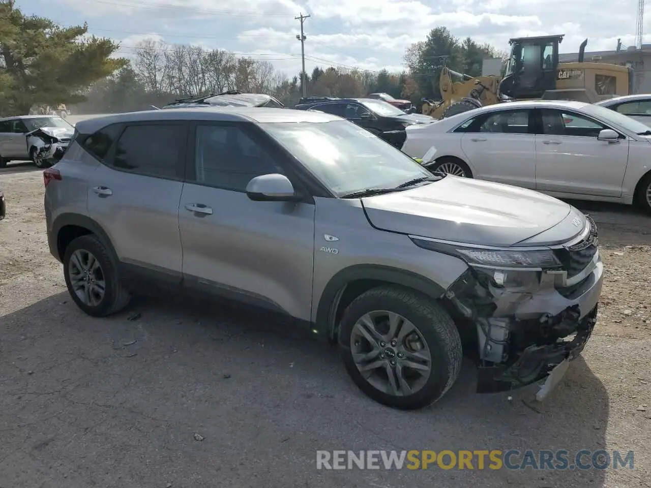 4 Photograph of a damaged car KNDEPCAAXN7319091 KIA SELTOS 2022