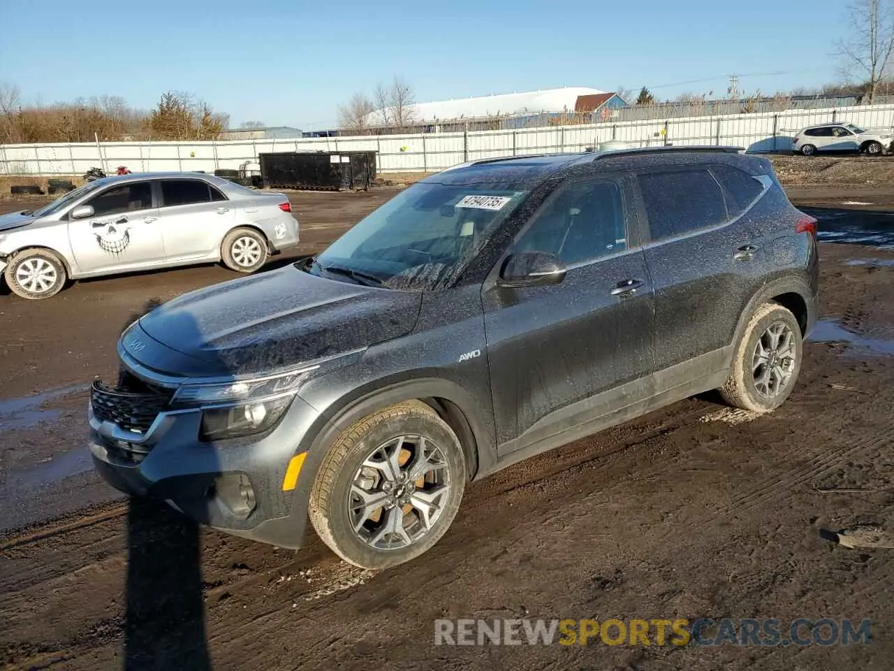 1 Photograph of a damaged car KNDERCAA2N7236653 KIA SELTOS 2022