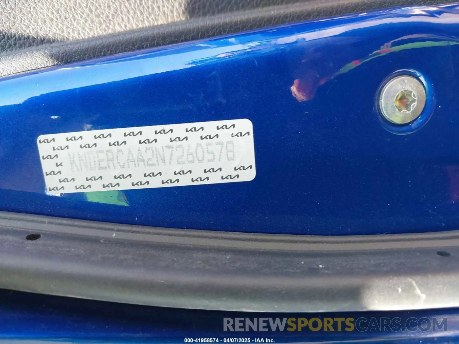 9 Photograph of a damaged car KNDERCAA2N7260578 KIA SELTOS 2022