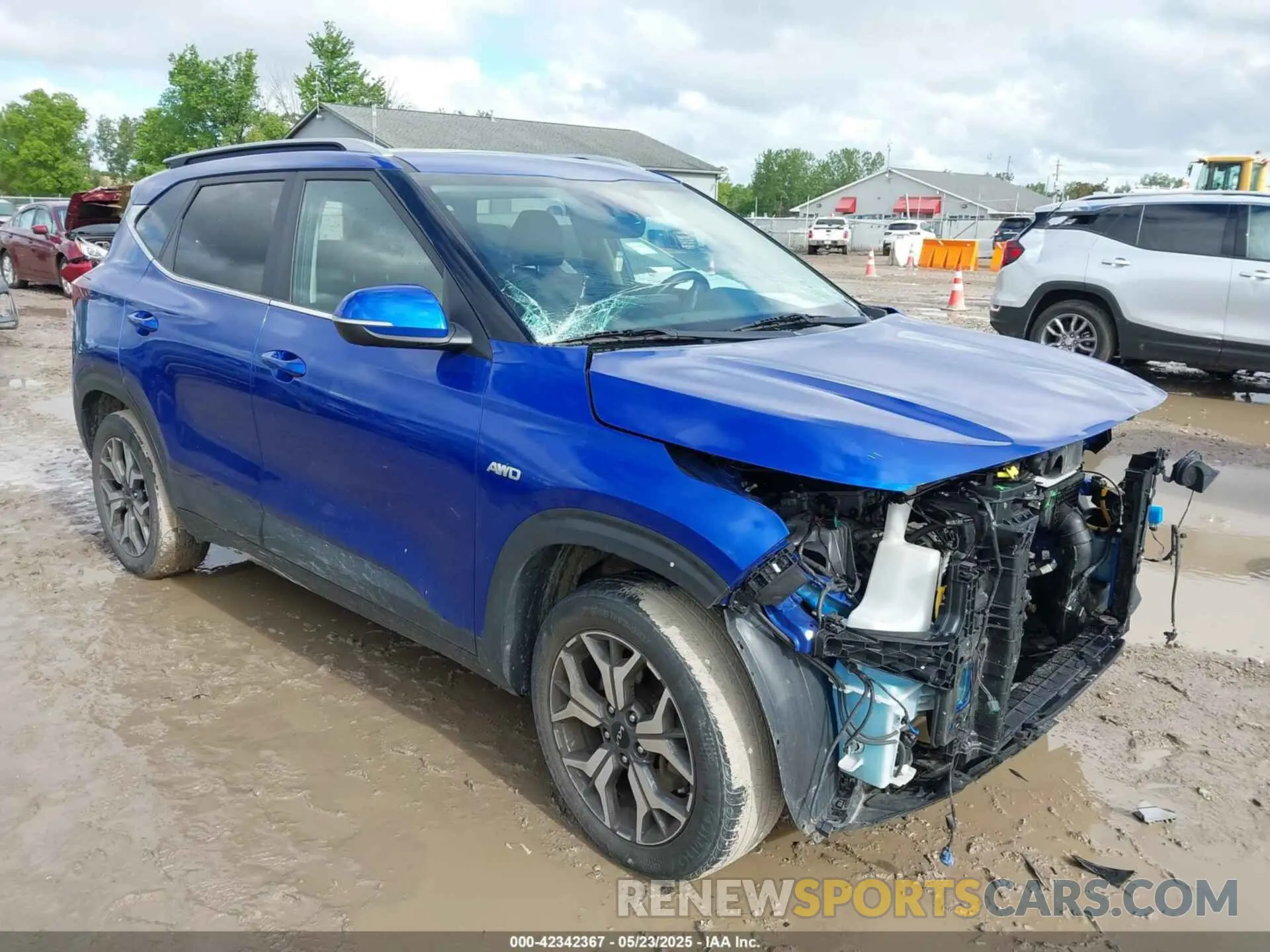 1 Photograph of a damaged car KNDERCAA5N7246531 KIA SELTOS 2022