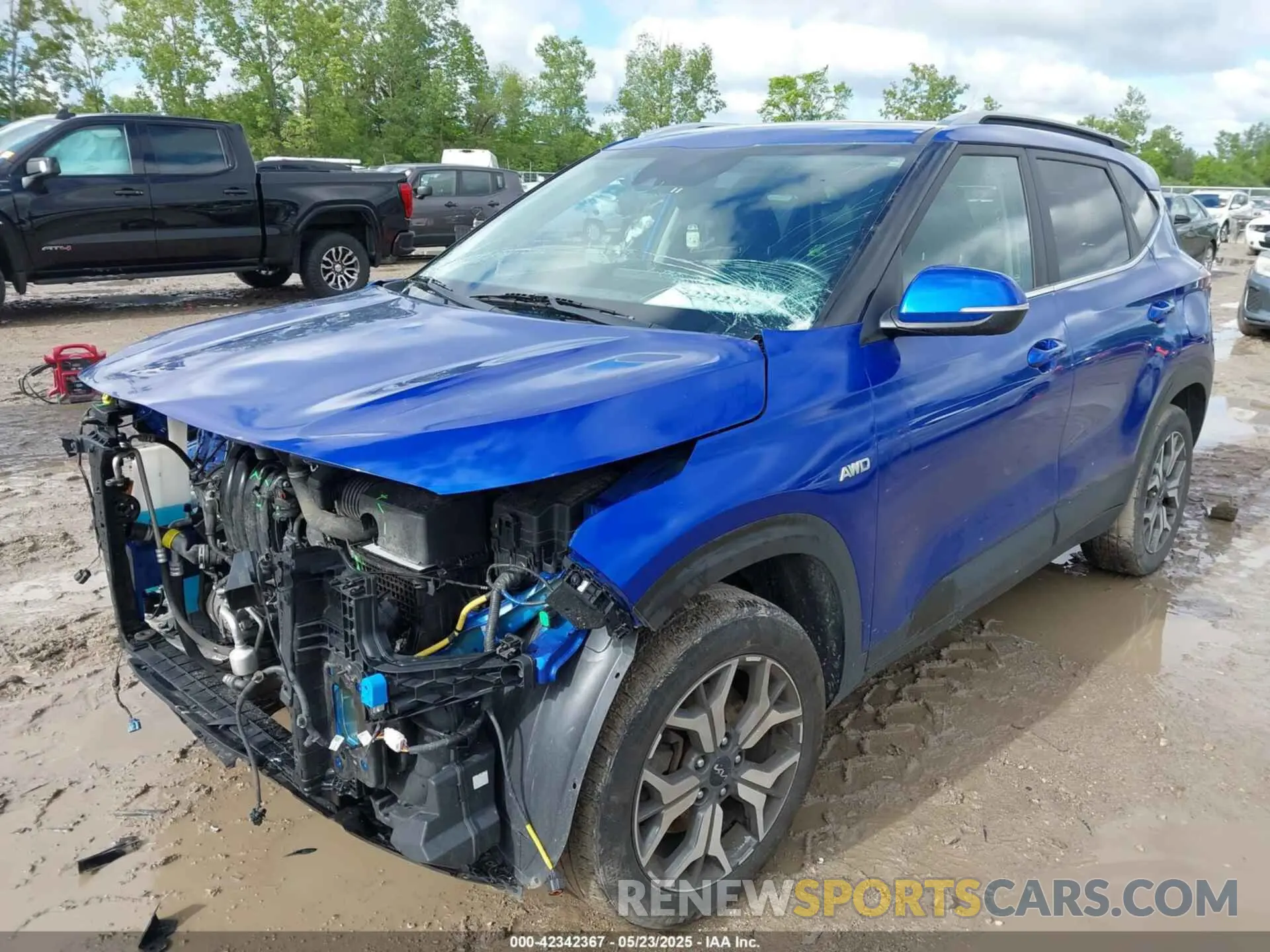 2 Photograph of a damaged car KNDERCAA5N7246531 KIA SELTOS 2022