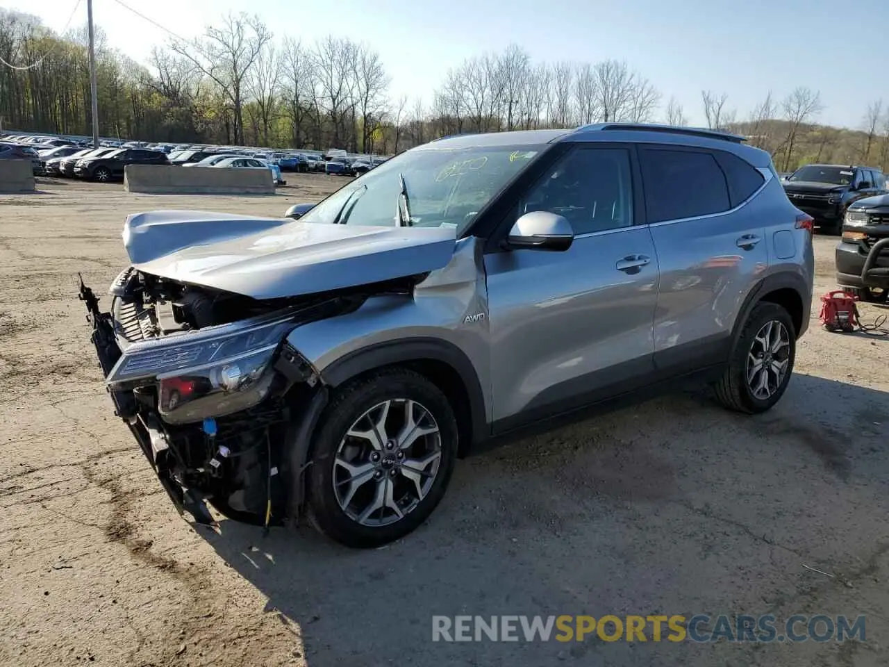 1 Photograph of a damaged car KNDERCAA6N7241368 KIA SELTOS 2022