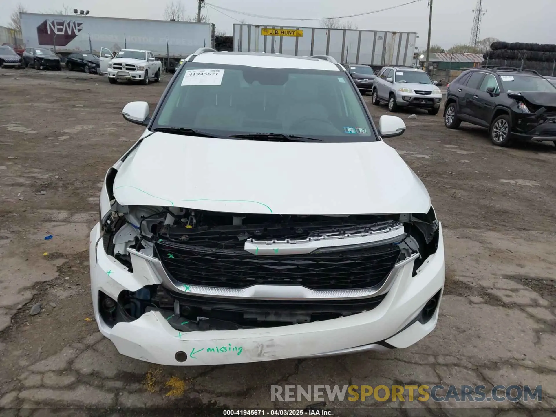 13 Photograph of a damaged car KNDERCAA6N7271678 KIA SELTOS 2022