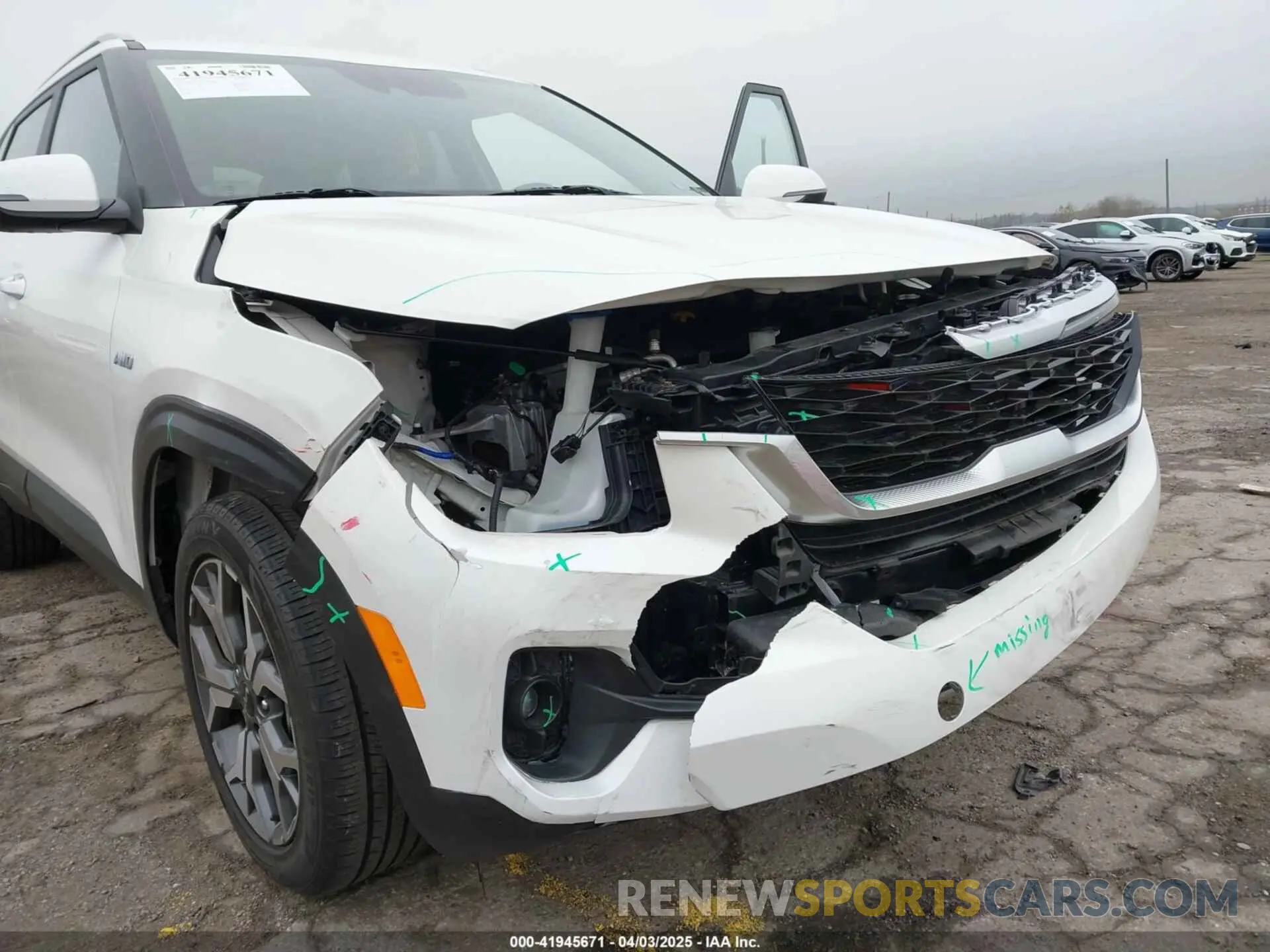 6 Photograph of a damaged car KNDERCAA6N7271678 KIA SELTOS 2022