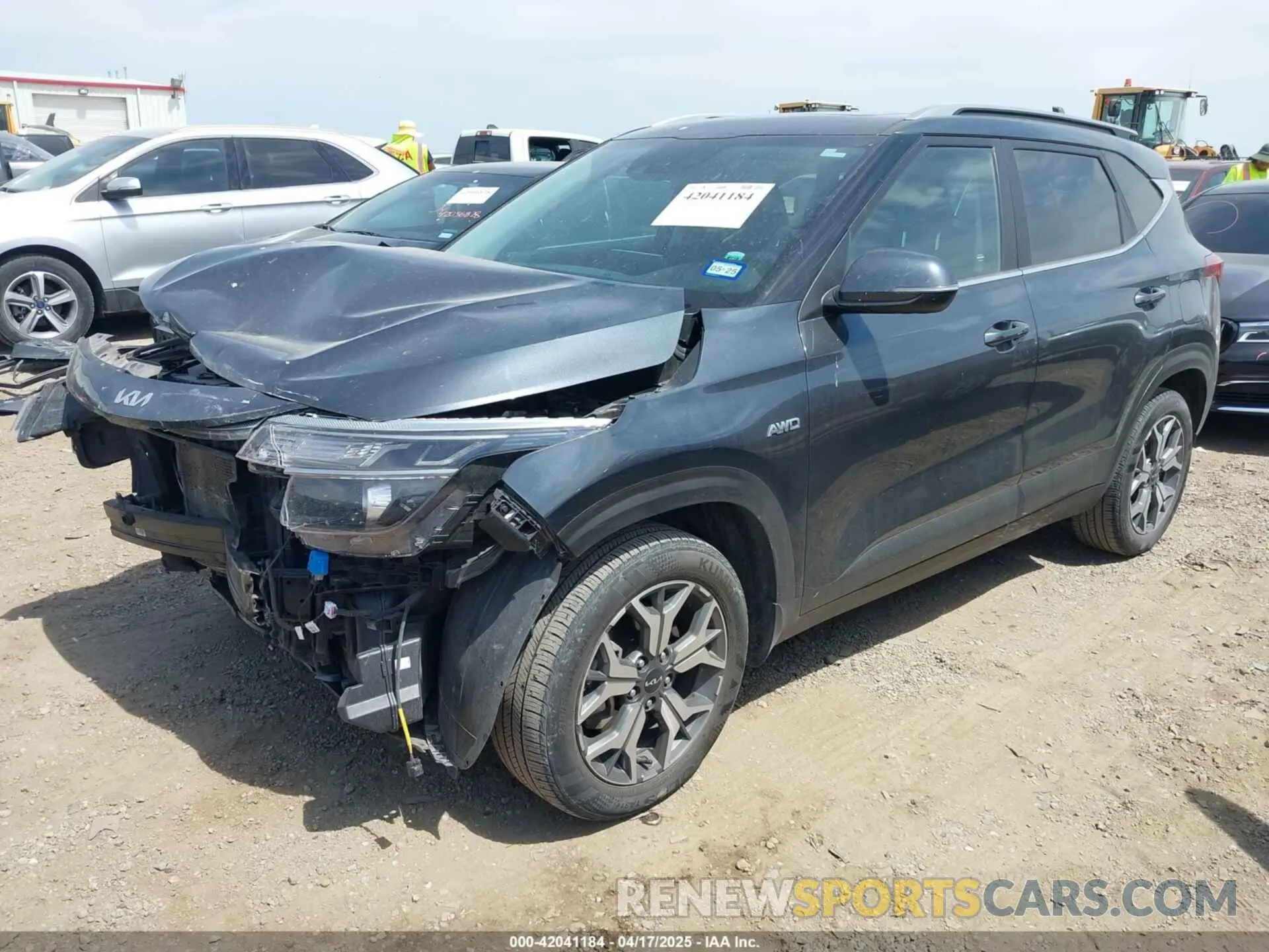 2 Photograph of a damaged car KNDERCAAXN7334443 KIA SELTOS 2022