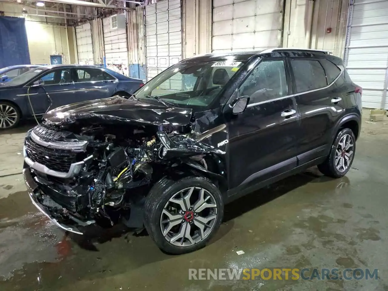 1 Photograph of a damaged car KNDETCA22N7317209 KIA SELTOS 2022