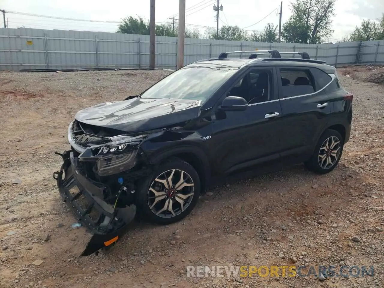 1 Photograph of a damaged car KNDETCA26N7268306 KIA SELTOS 2022