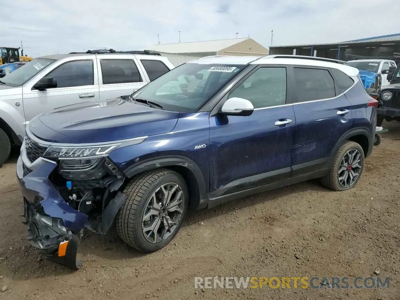 1 Photograph of a damaged car KNDETCA27N7268234 KIA SELTOS 2022
