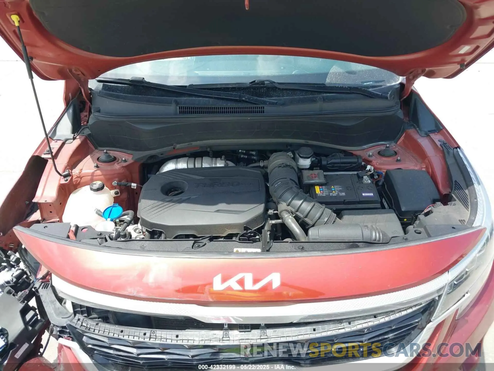 10 Photograph of a damaged car KNDETCA2XN7277896 KIA SELTOS 2022
