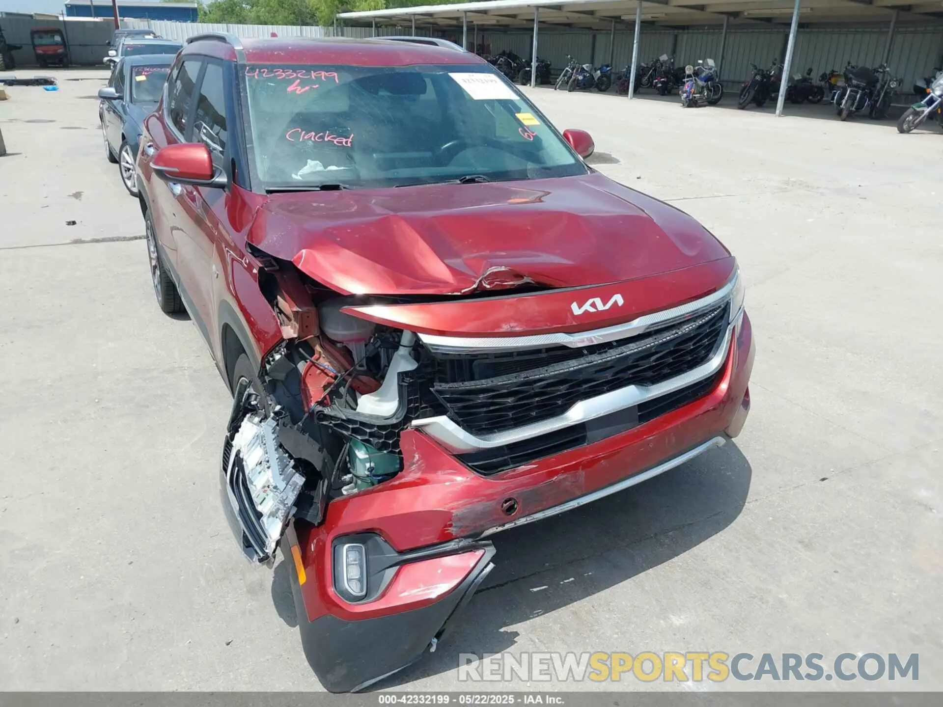 6 Photograph of a damaged car KNDETCA2XN7277896 KIA SELTOS 2022