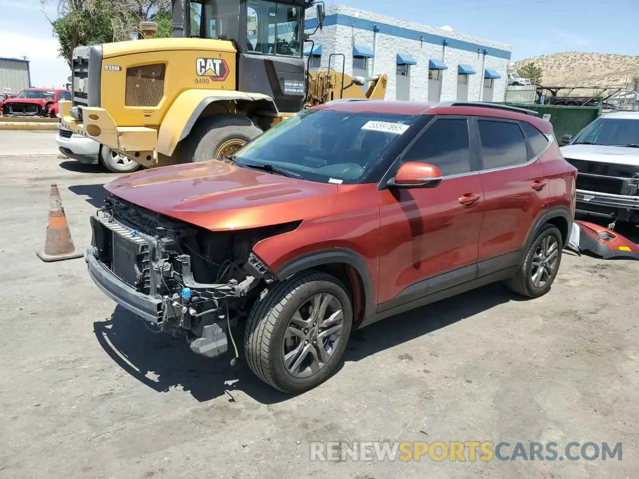 1 Photograph of a damaged car KNDEU2AA3N7330792 KIA SELTOS 2022