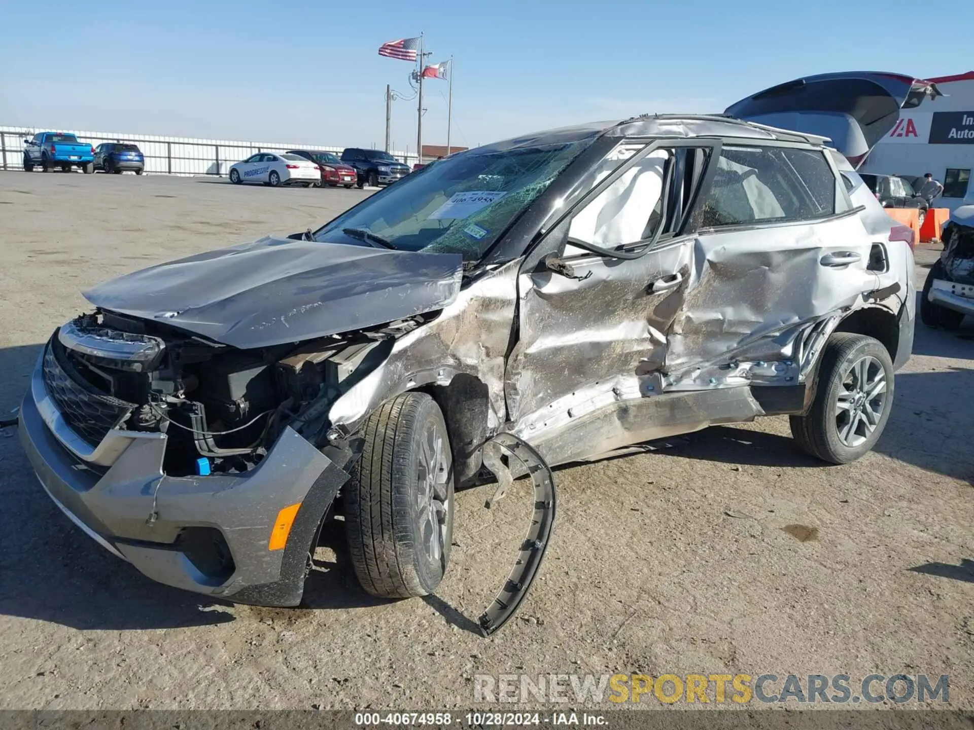 6 Photograph of a damaged car KNDEU2AA5N7287234 KIA SELTOS 2022