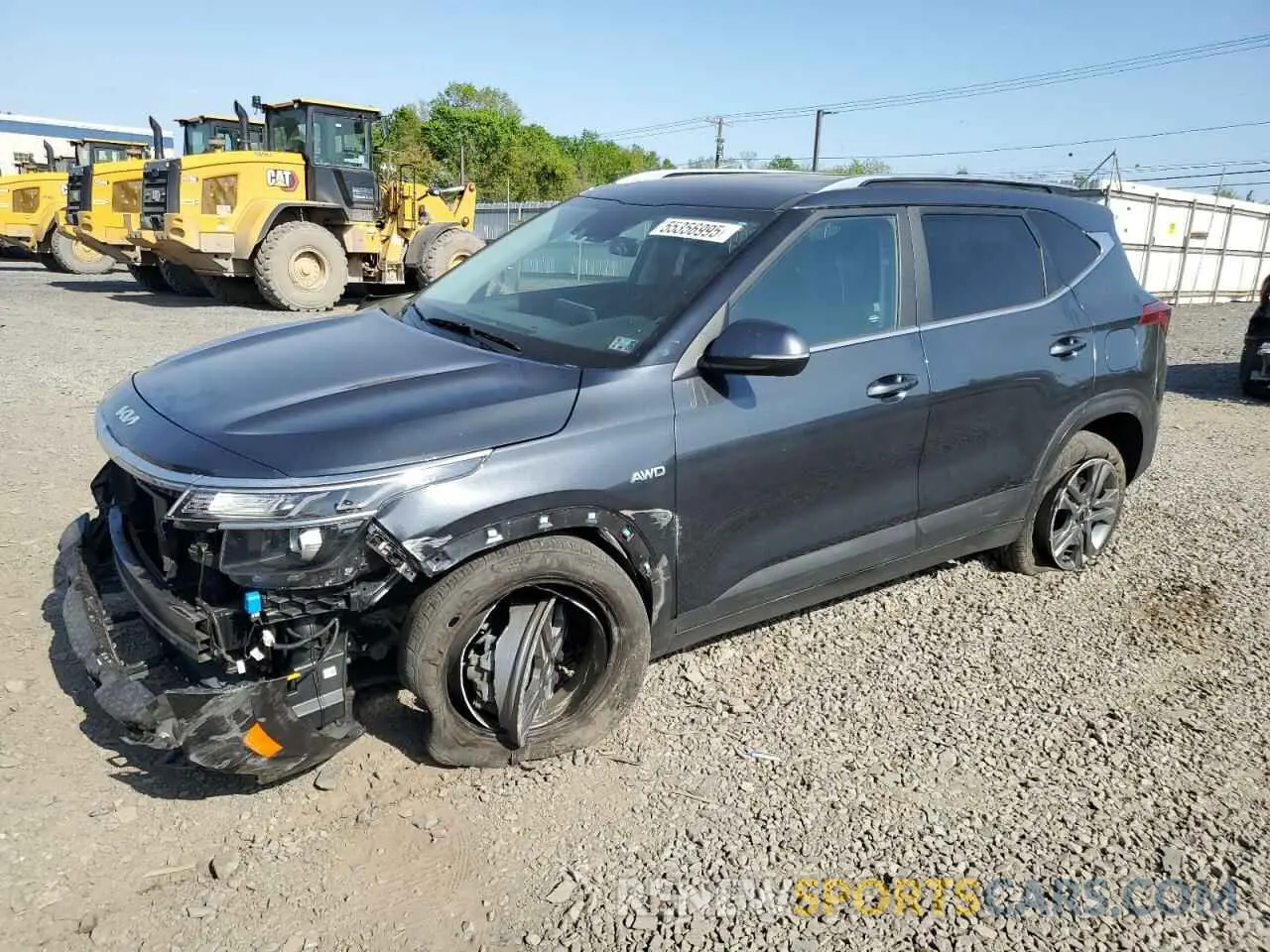 1 Photograph of a damaged car KNDEUCAA1N7304259 KIA SELTOS 2022