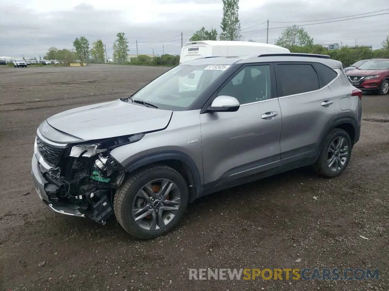 1 Photograph of a damaged car KNDEUCAA7N7247811 KIA SELTOS 2022