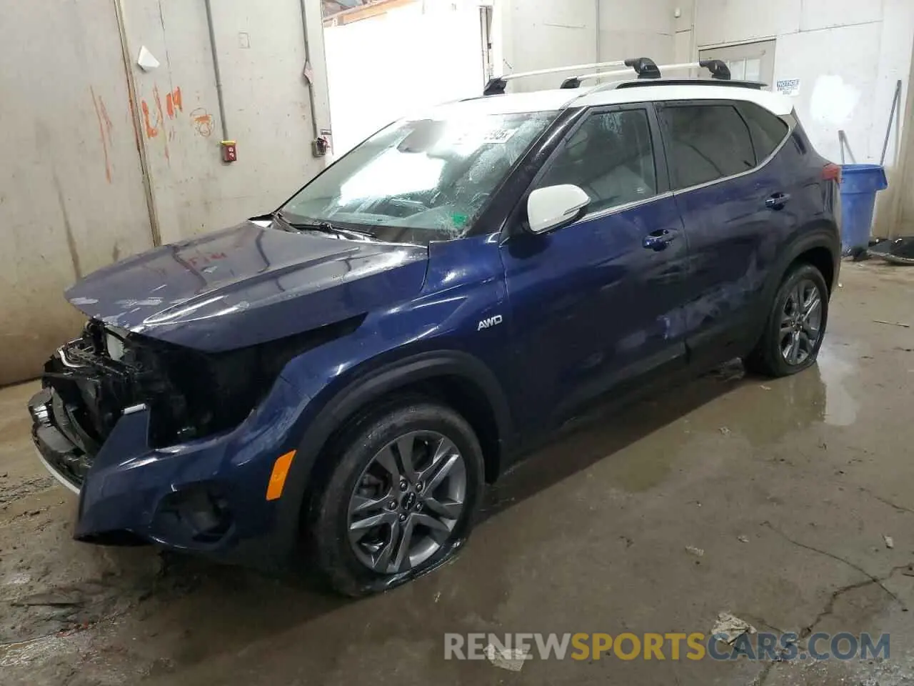 1 Photograph of a damaged car KNDEUCAA7N7319896 KIA SELTOS 2022