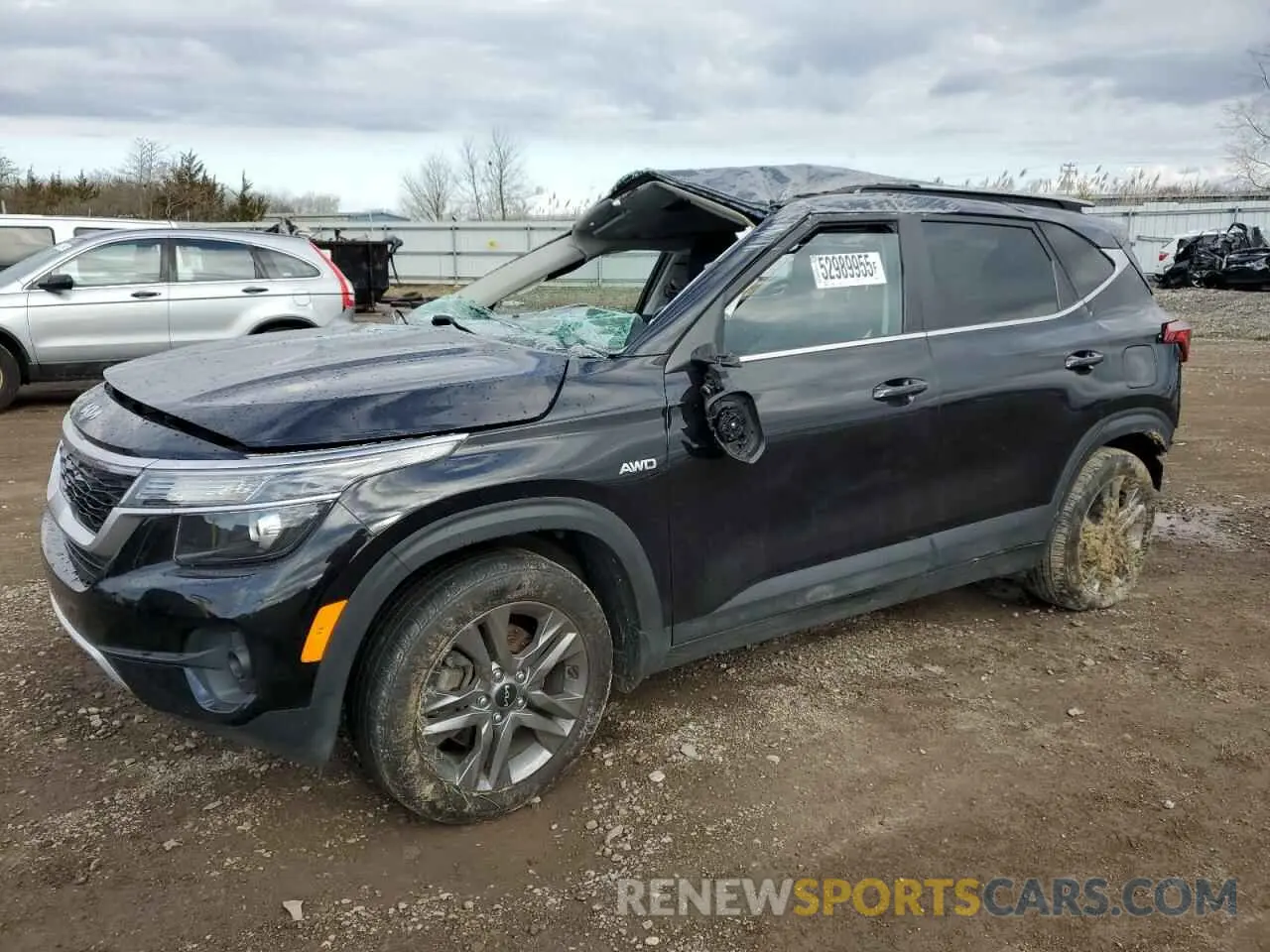 1 Photograph of a damaged car KNDEUCAA9N7298629 KIA SELTOS 2022