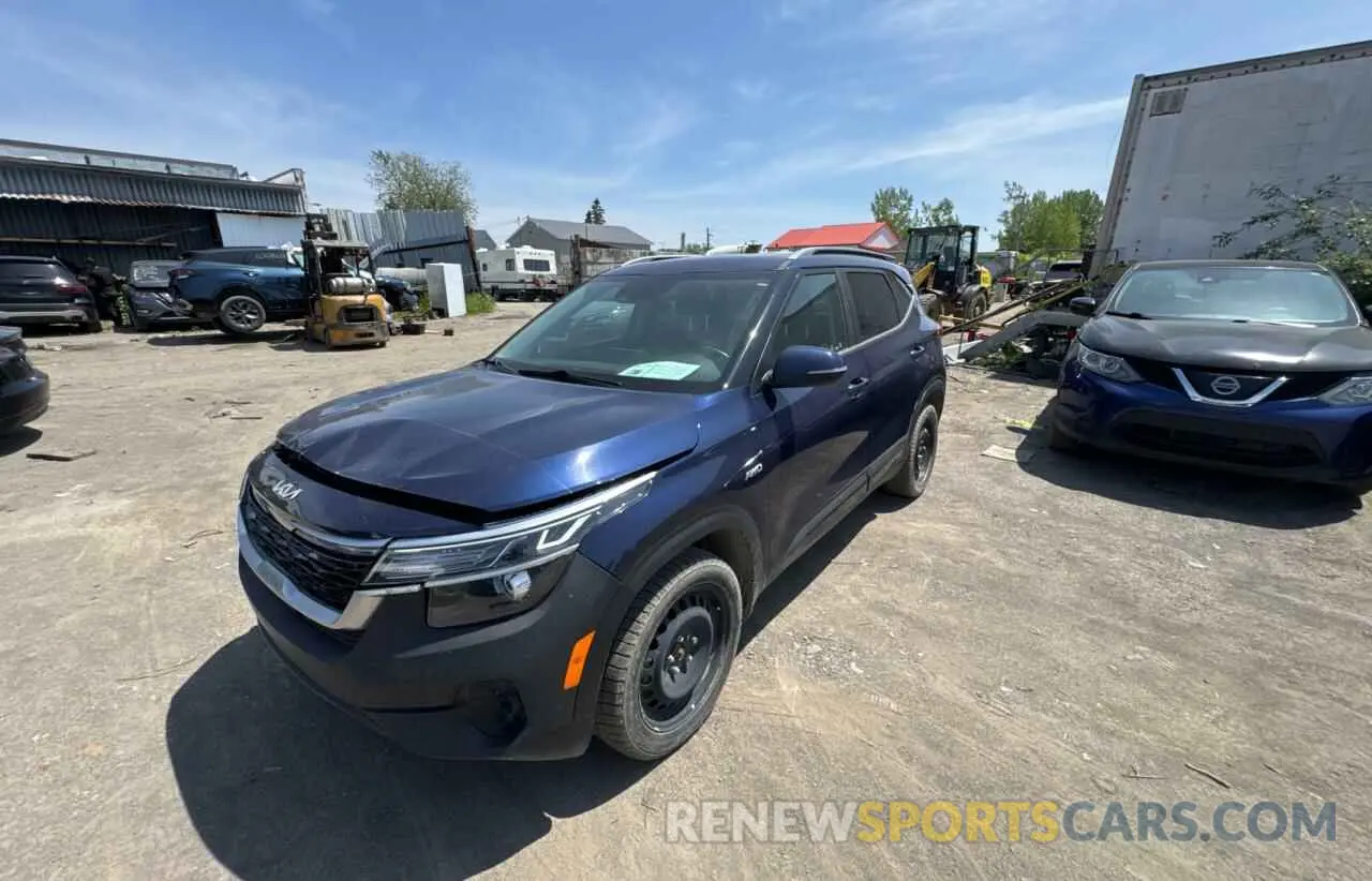 2 Photograph of a damaged car KNDEUCAAXN7326891 KIA SELTOS 2022