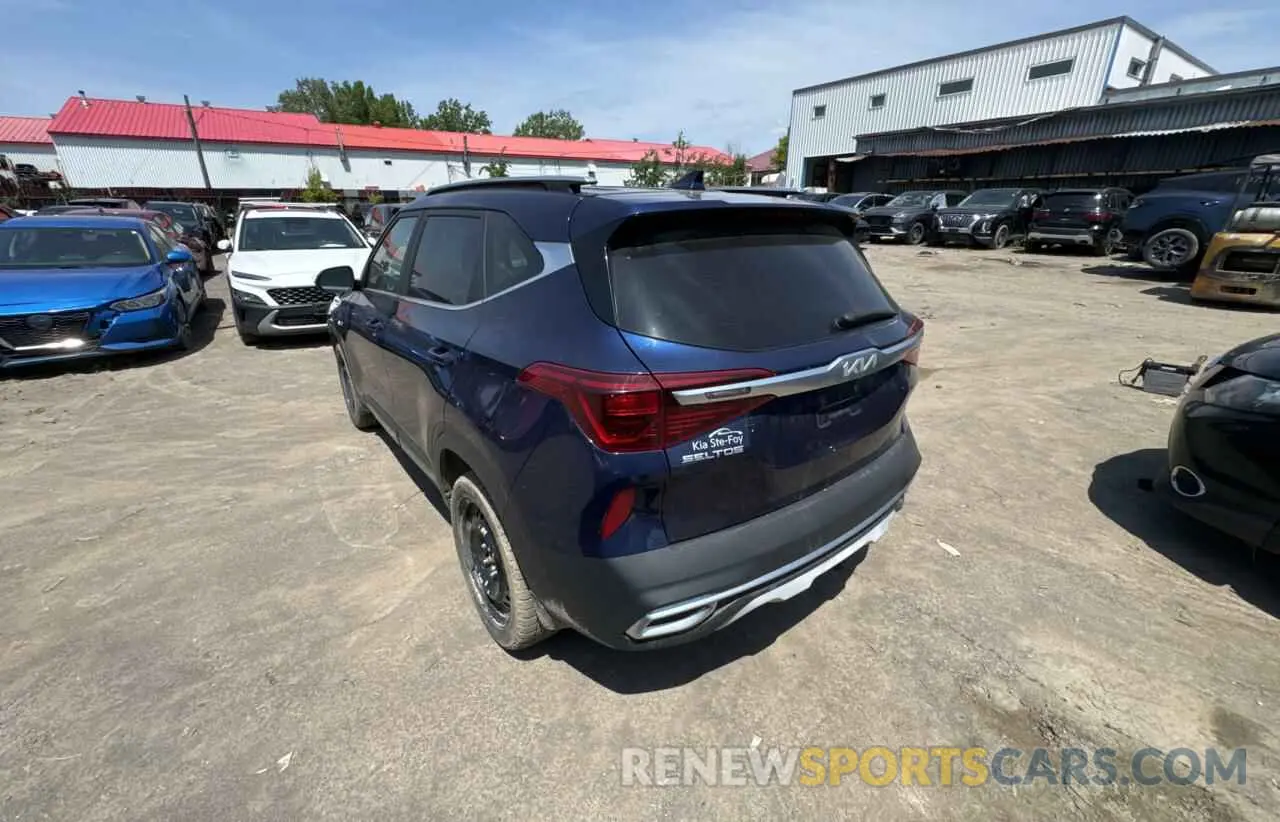 3 Photograph of a damaged car KNDEUCAAXN7326891 KIA SELTOS 2022
