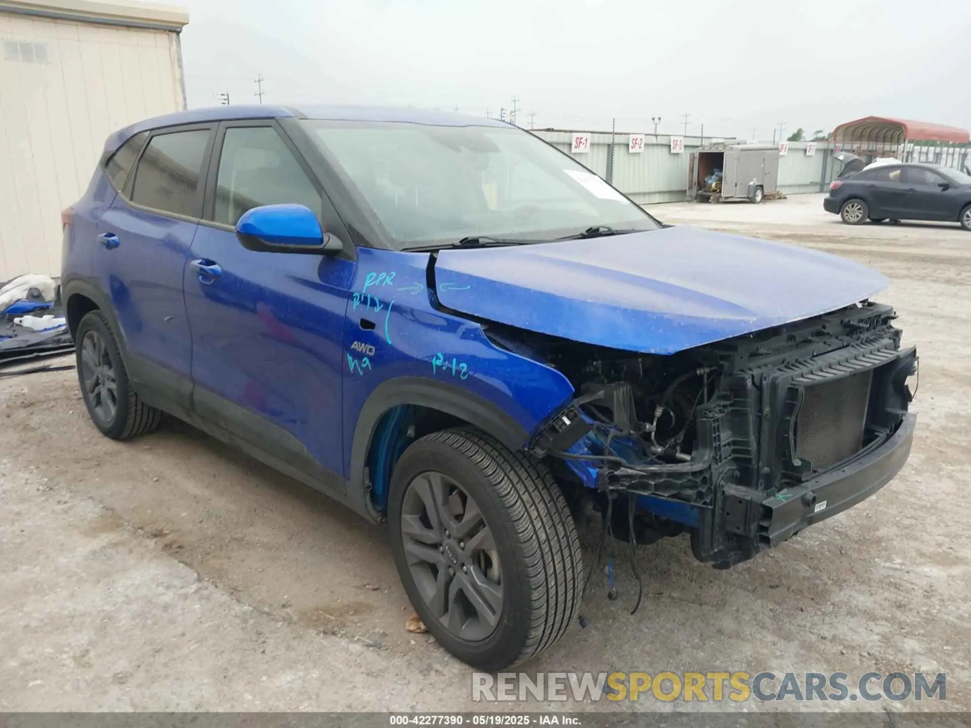 1 Photograph of a damaged car KNDEPCAA1P7369526 KIA SELTOS 2023