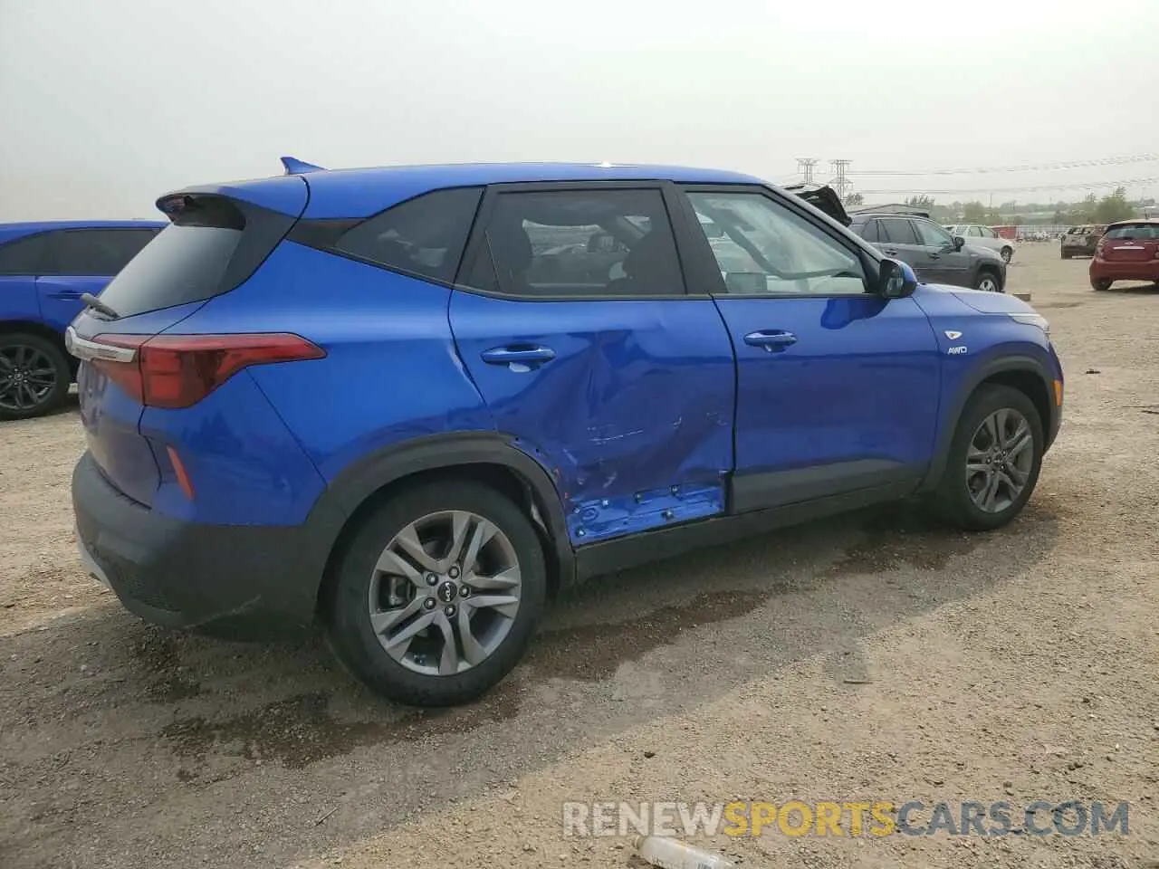 3 Photograph of a damaged car KNDEPCAA1P7459081 KIA SELTOS 2023