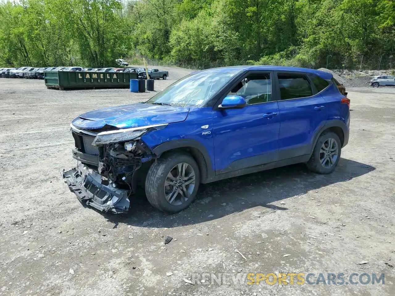 1 Photograph of a damaged car KNDEPCAA3P7428186 KIA SELTOS 2023