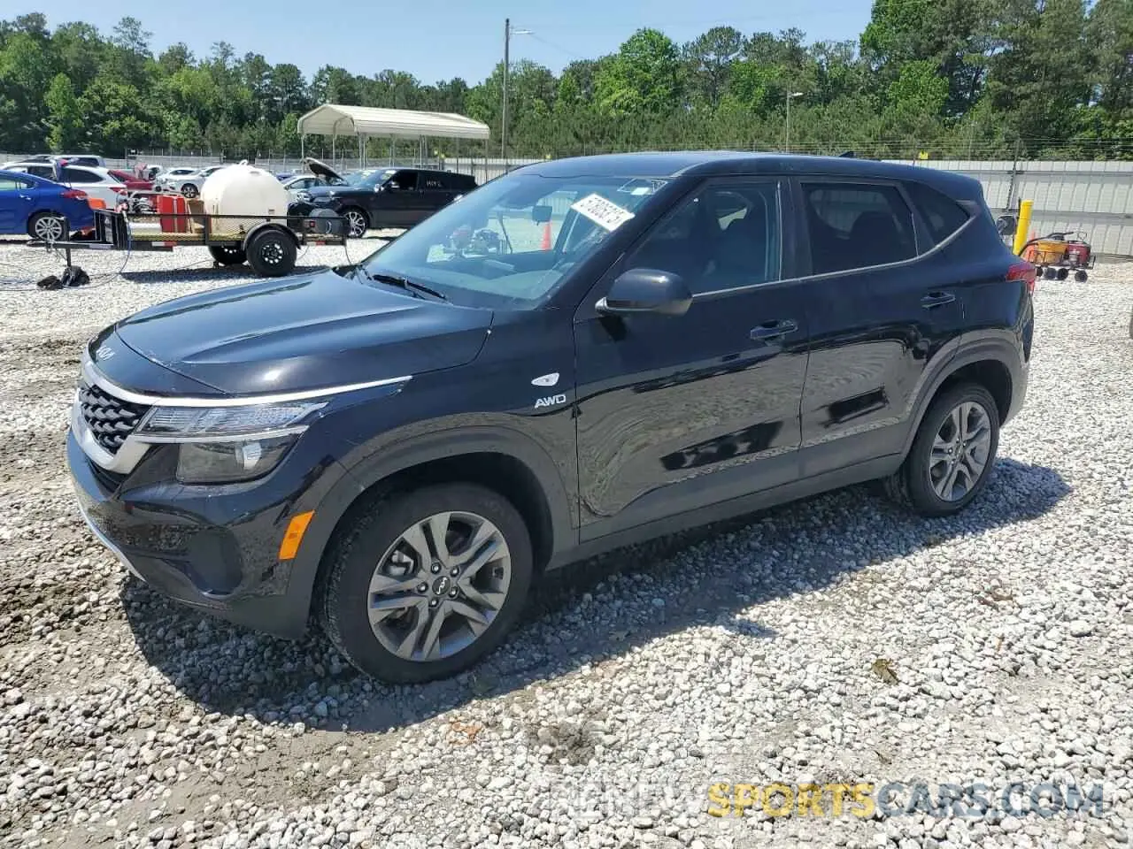 1 Photograph of a damaged car KNDEPCAA3P7431119 KIA SELTOS 2023