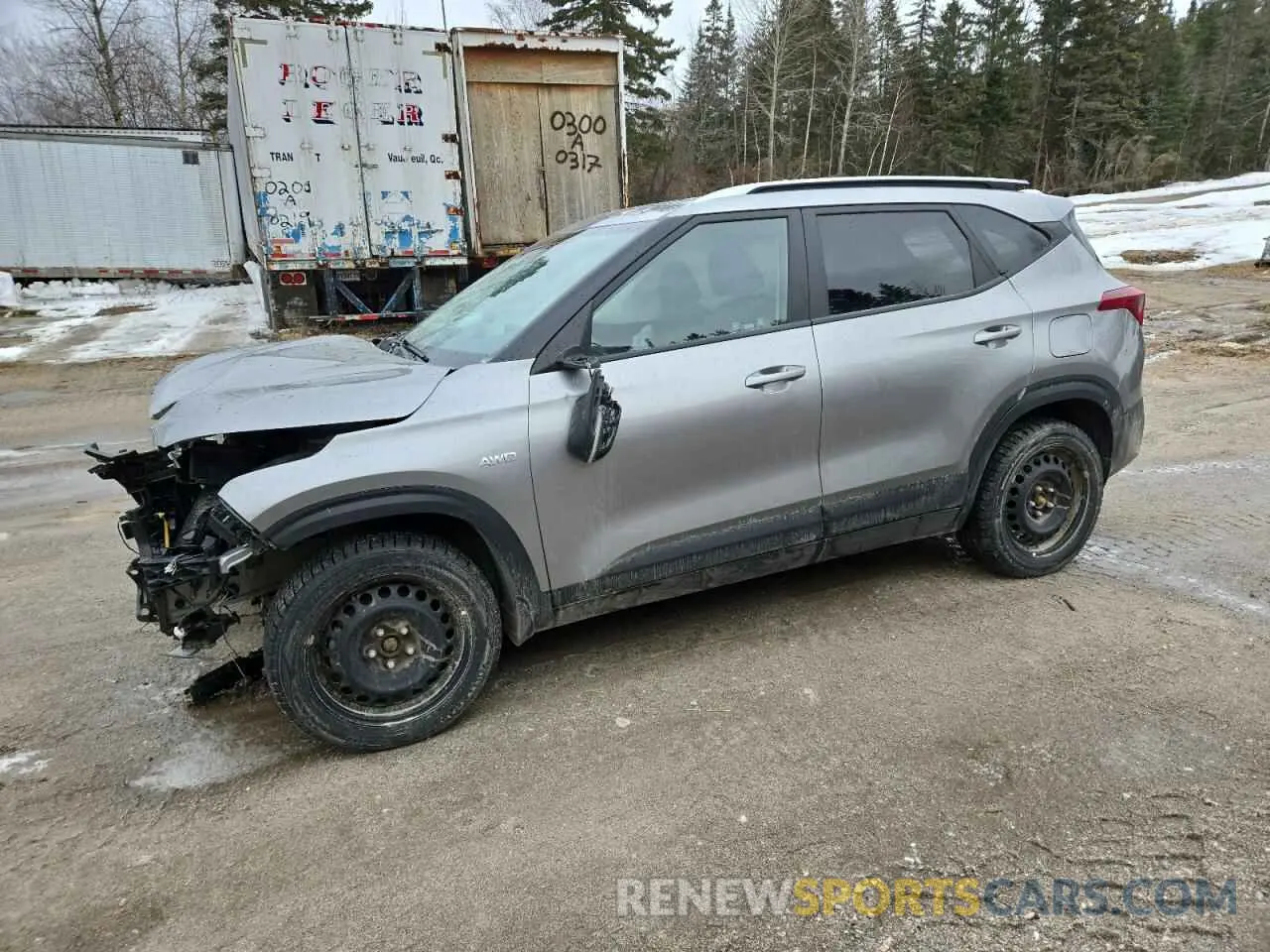 1 Photograph of a damaged car KNDEPCAA6P7376312 KIA SELTOS 2023