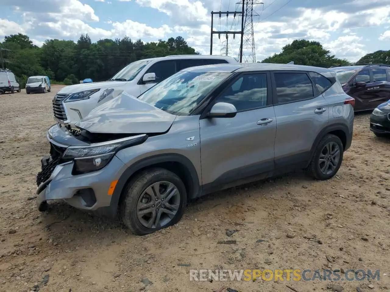 1 Photograph of a damaged car KNDEPCAA6P7408711 KIA SELTOS 2023