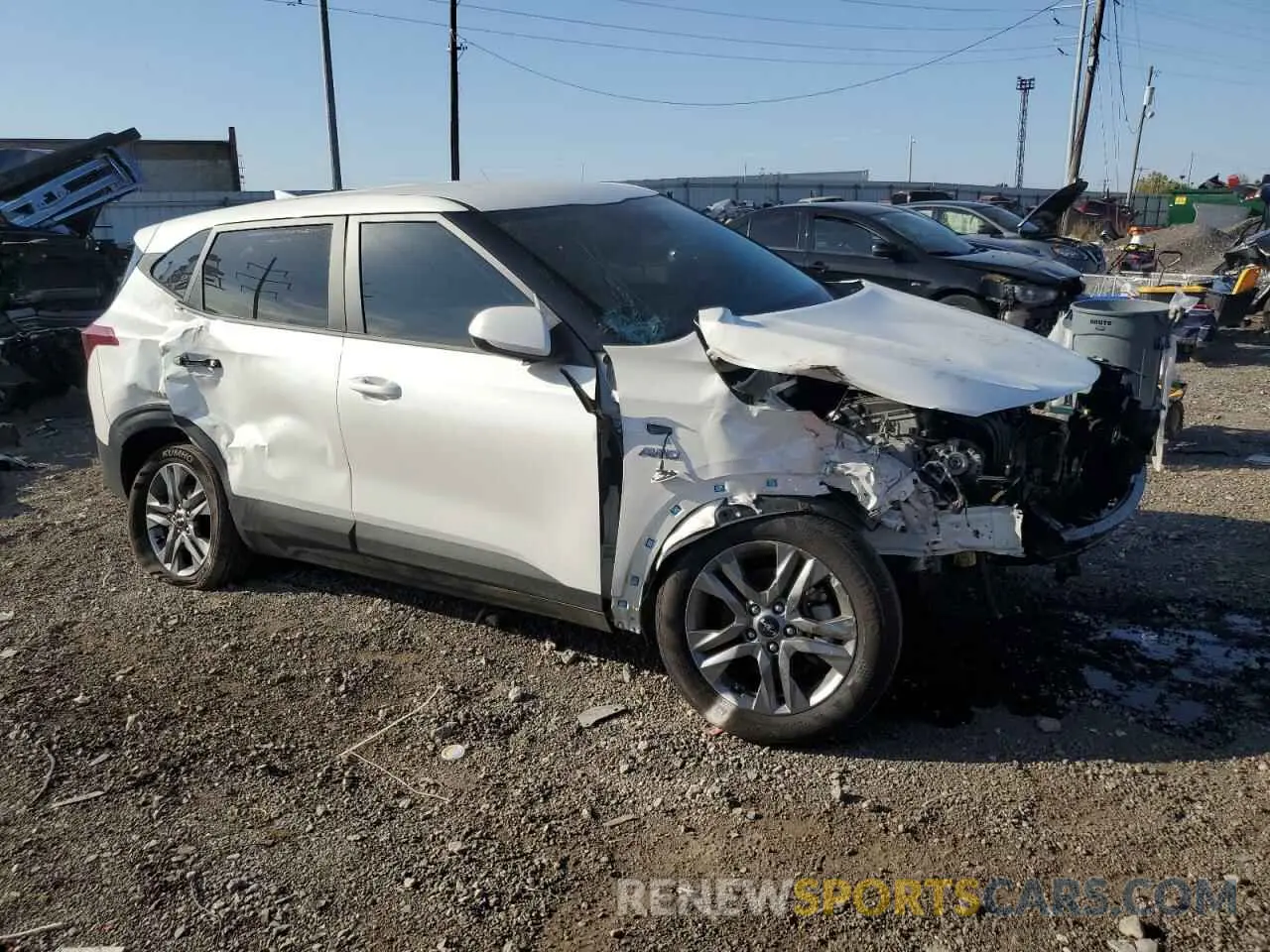 4 Photograph of a damaged car KNDEPCAA9P7381018 KIA SELTOS 2023