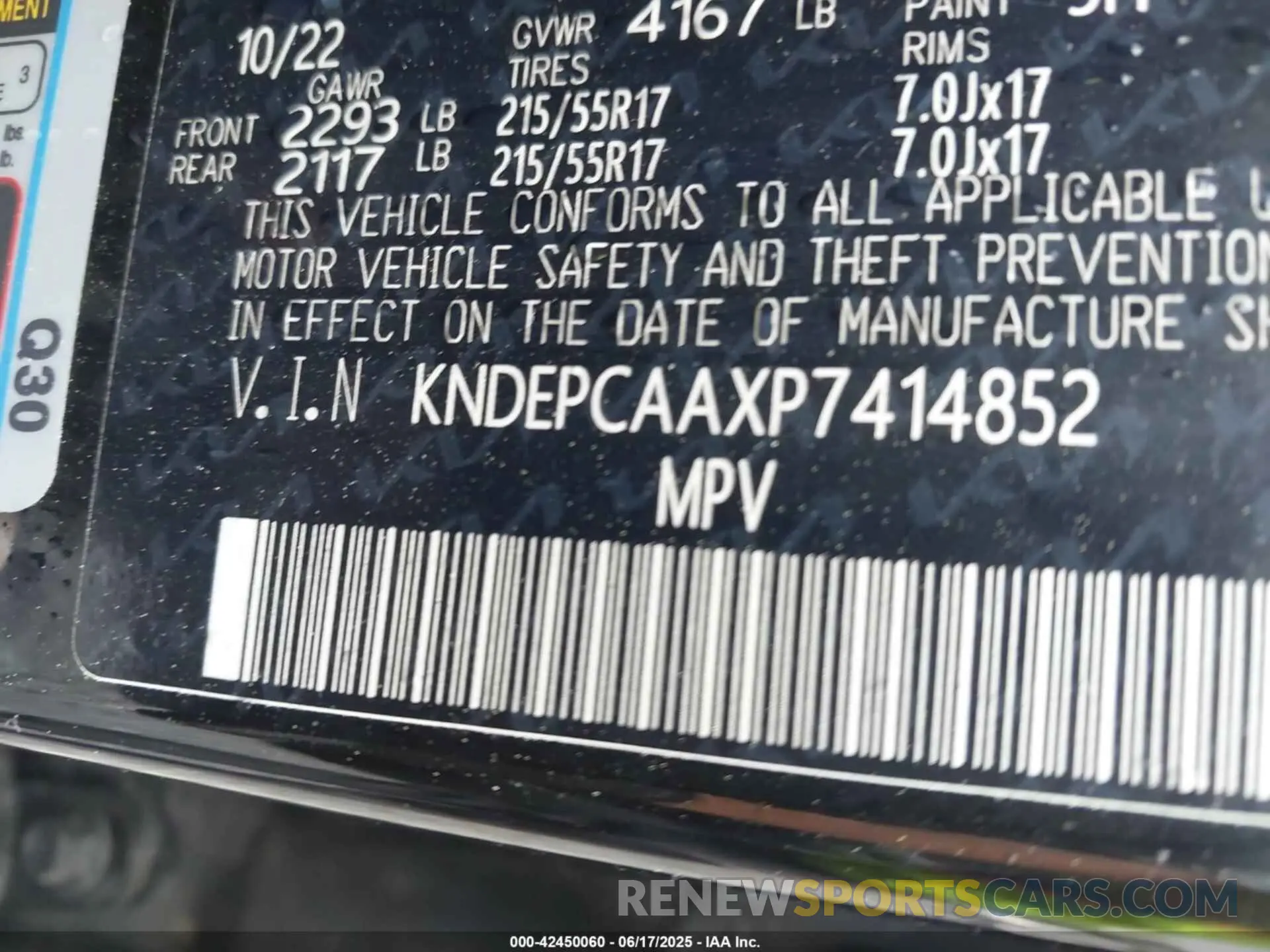 9 Photograph of a damaged car KNDEPCAAXP7414852 KIA SELTOS 2023