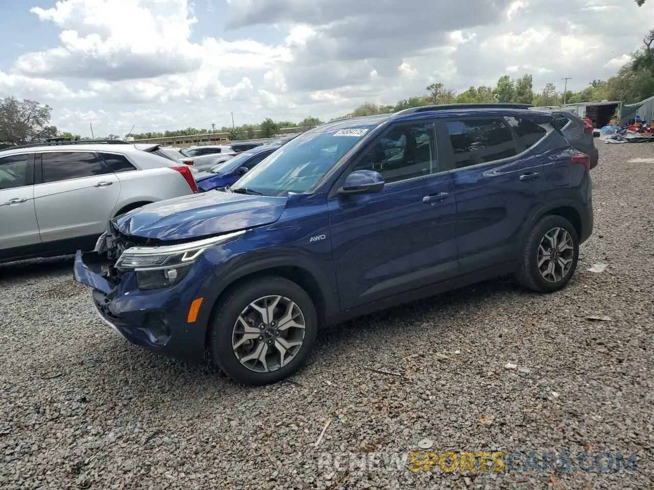 1 Photograph of a damaged car KNDERCAA0P7385145 KIA SELTOS 2023