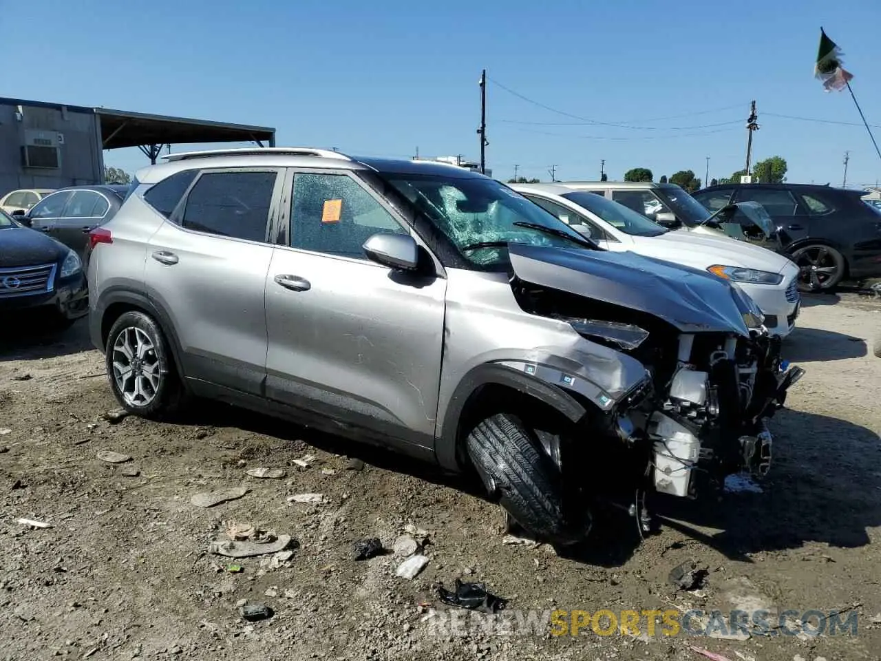 4 Photograph of a damaged car KNDERCAA2P7389763 KIA SELTOS 2023