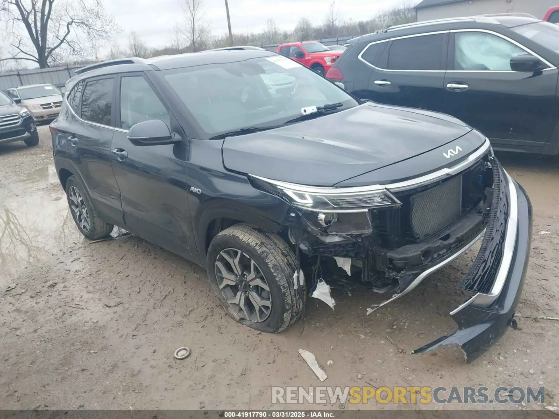 1 Photograph of a damaged car KNDERCAA3P7375497 KIA SELTOS 2023