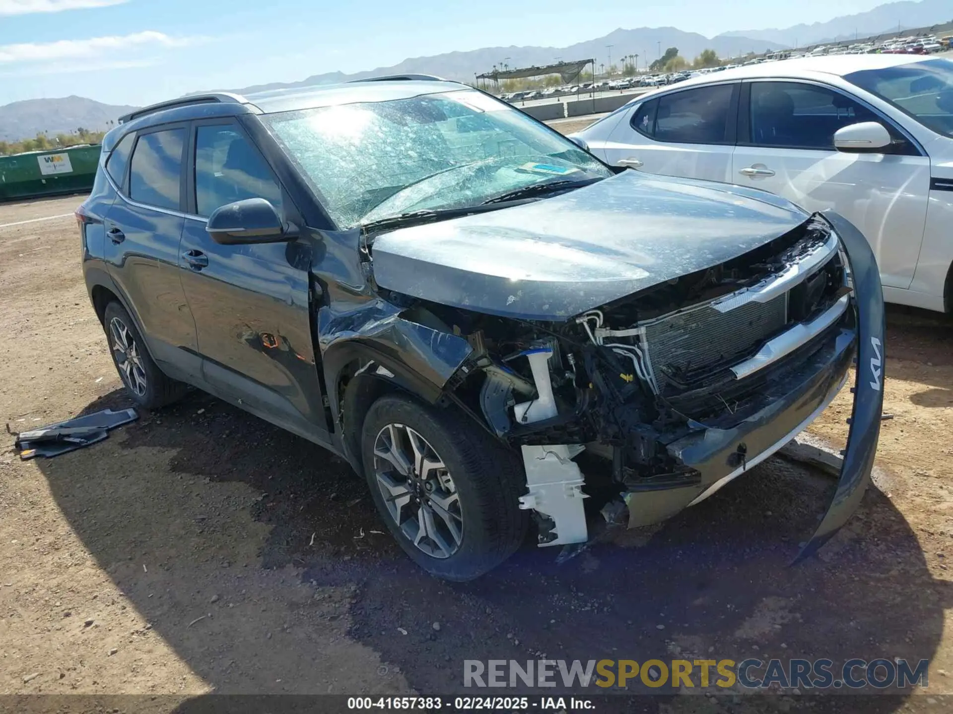 1 Photograph of a damaged car KNDERCAA4P7458811 KIA SELTOS 2023