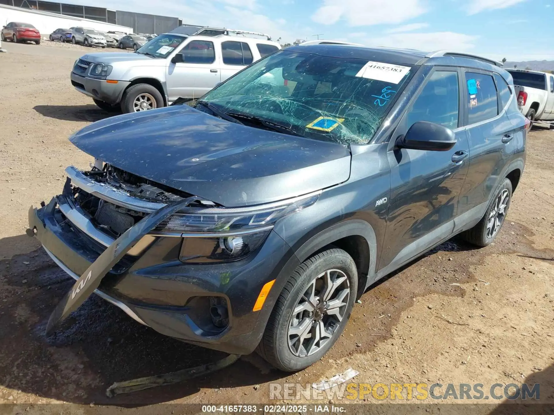 2 Photograph of a damaged car KNDERCAA4P7458811 KIA SELTOS 2023