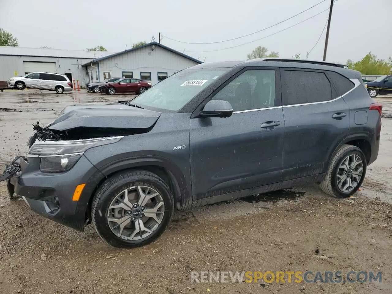 1 Photograph of a damaged car KNDERCAAXP7394242 KIA SELTOS 2023