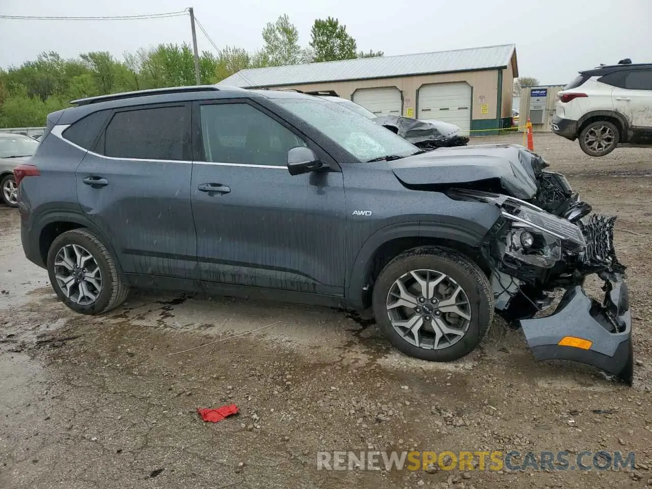4 Photograph of a damaged car KNDERCAAXP7394242 KIA SELTOS 2023