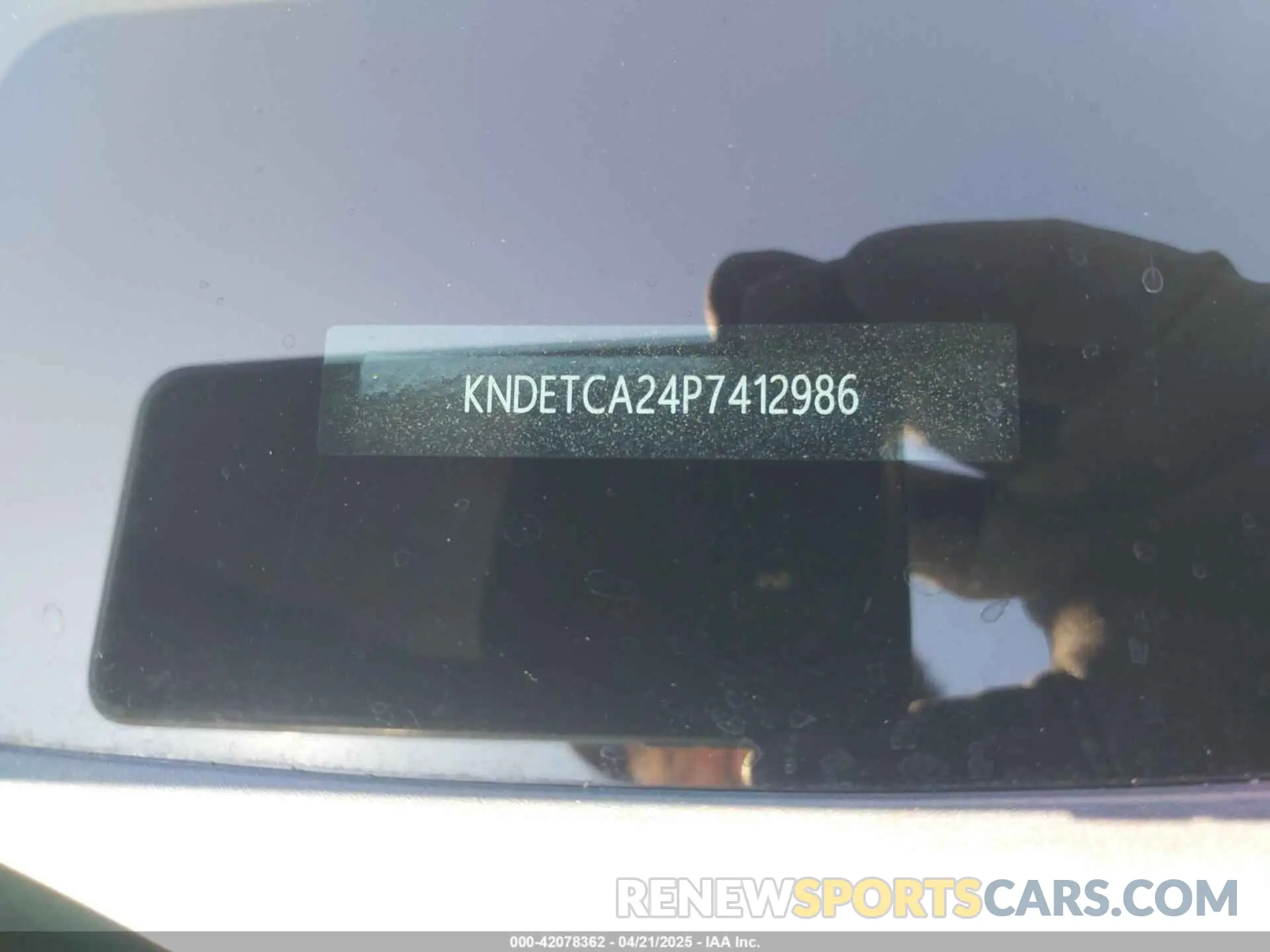 9 Photograph of a damaged car KNDETCA24P7412986 KIA SELTOS 2023