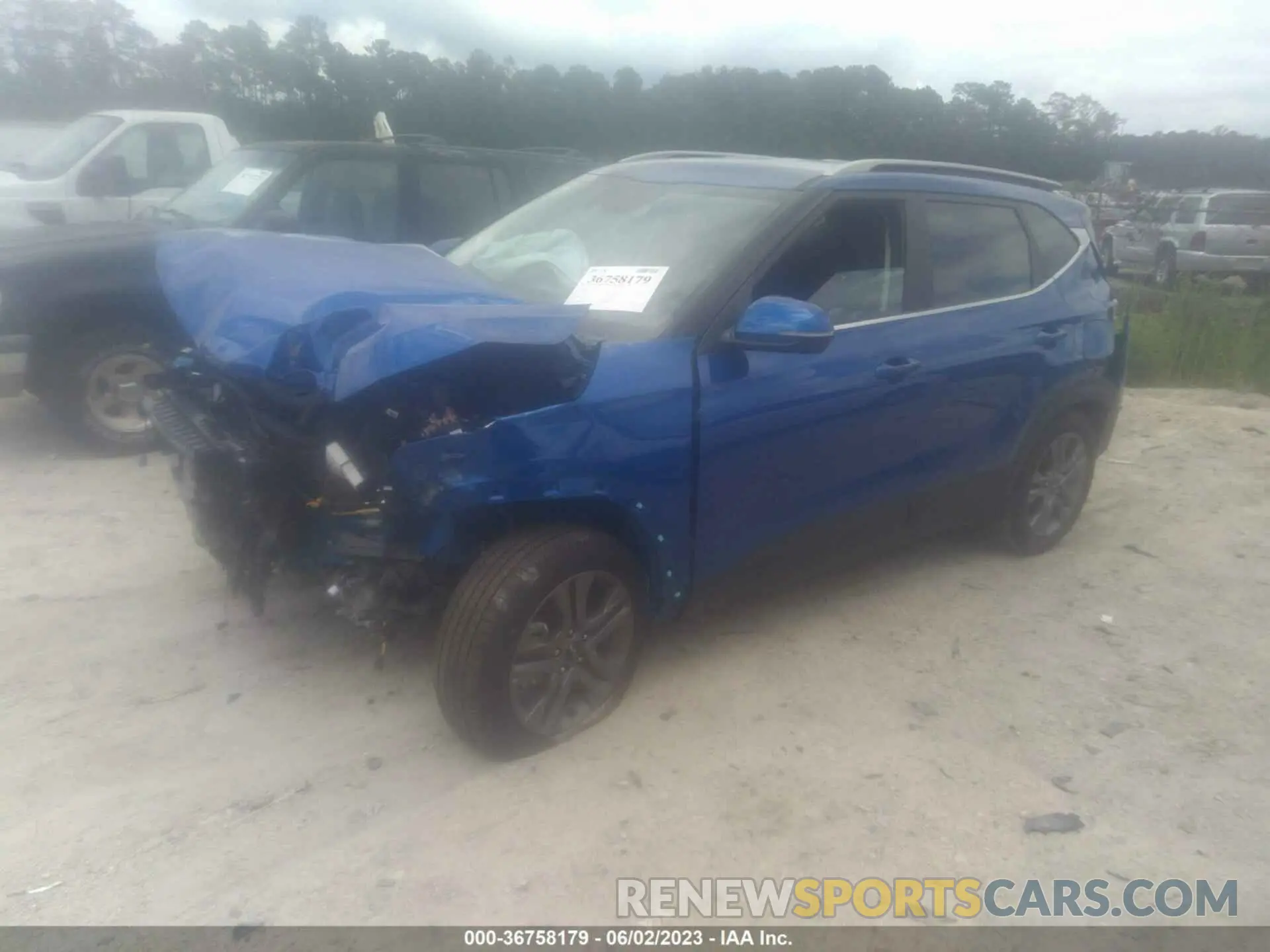 2 Photograph of a damaged car KNDEU2AA1P7423717 KIA SELTOS 2023