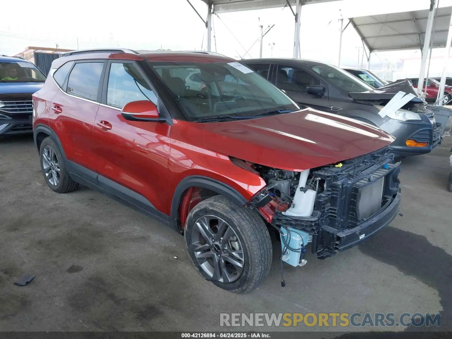 1 Photograph of a damaged car KNDEU2AA3P7462065 KIA SELTOS 2023