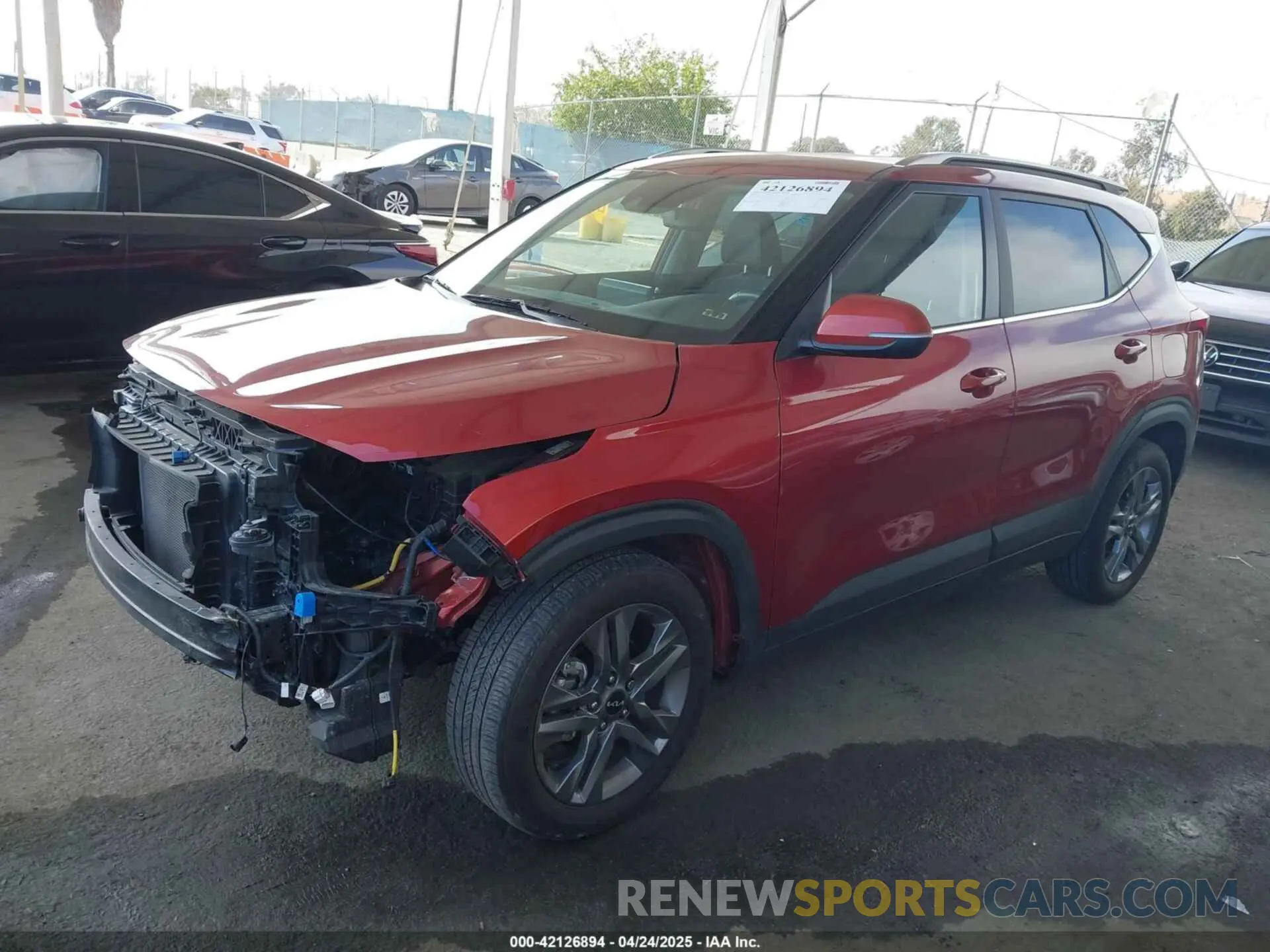 2 Photograph of a damaged car KNDEU2AA3P7462065 KIA SELTOS 2023