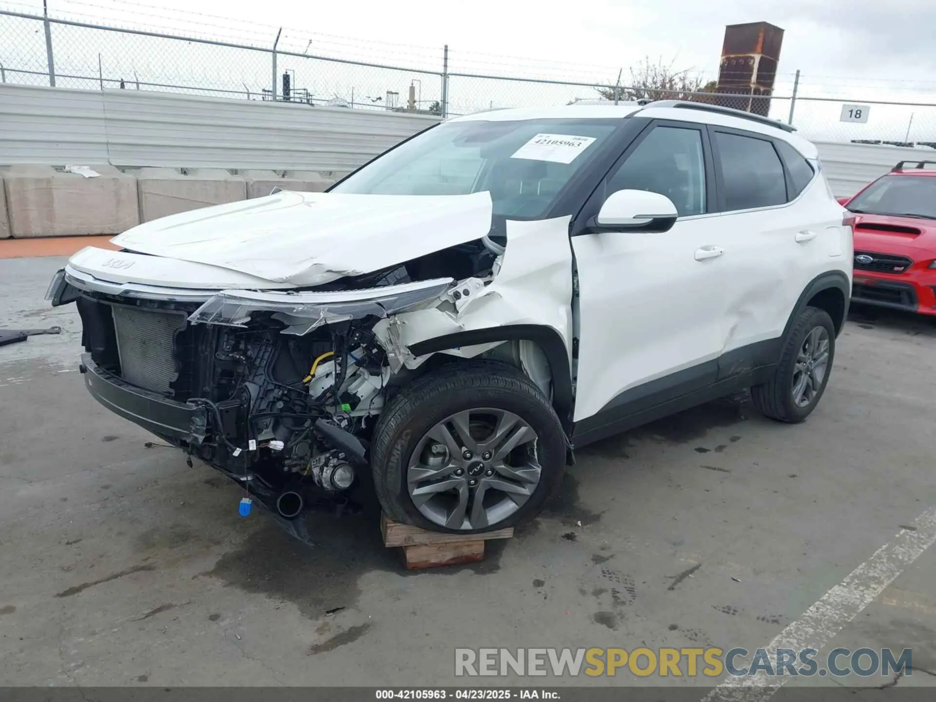 2 Photograph of a damaged car KNDEU2AA5P7433554 KIA SELTOS 2023