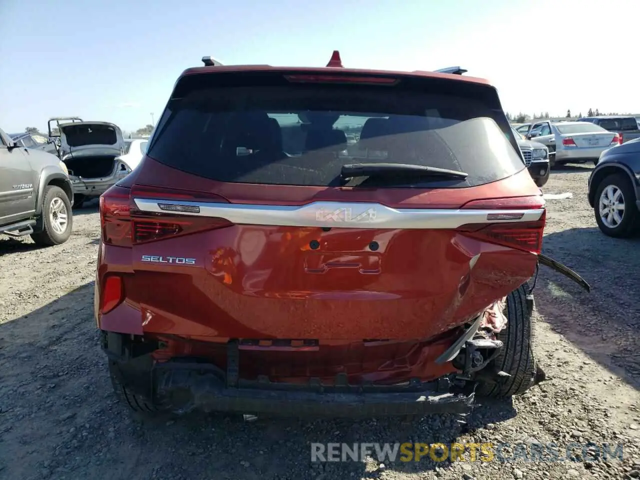 6 Photograph of a damaged car KNDEU2AA9P7383421 KIA SELTOS 2023