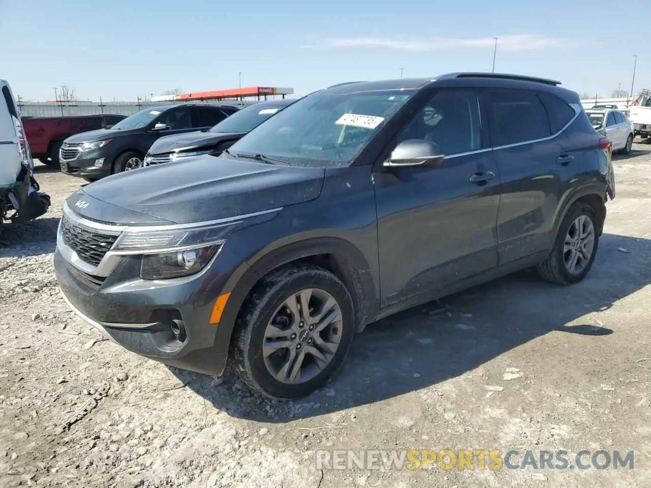 1 Photograph of a damaged car KNDEU2AA9P7439213 KIA SELTOS 2023