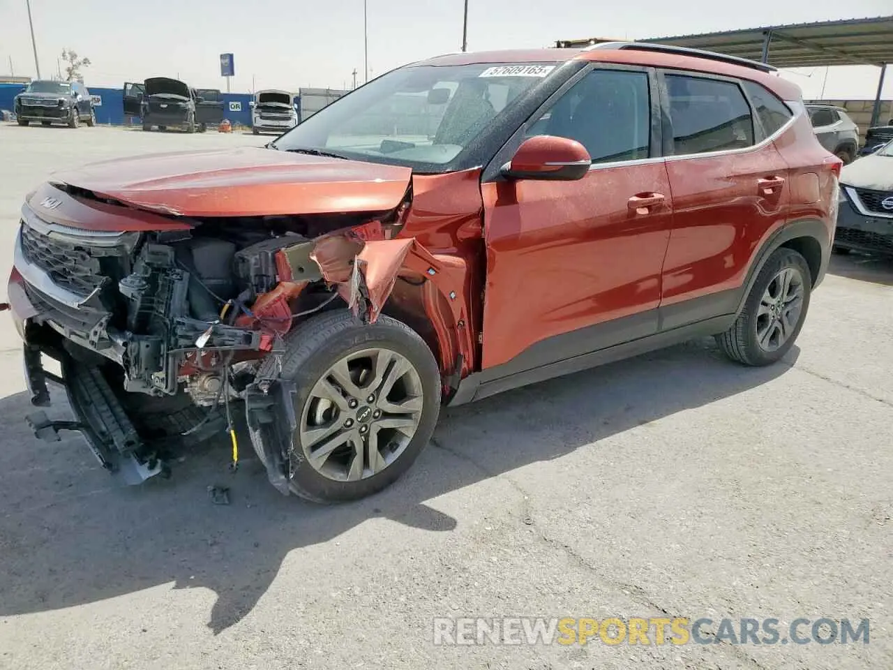 1 Photograph of a damaged car KNDEU2AAXP7373786 KIA SELTOS 2023